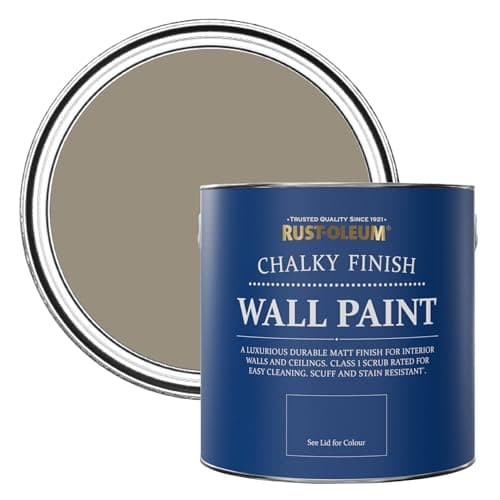 Image of Rust-Oleum Brown Matt Emulsion Wall Paint - Cocoa 2.5L