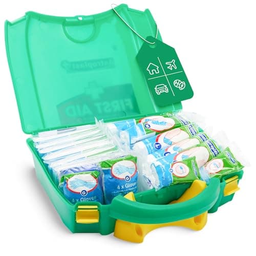 Image of Astroplast 1047031 Green Box 20 Person First Aid Kit