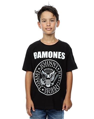 Image of Ramones Boys Presidential Seal T-Shirt 12-13 Years Black