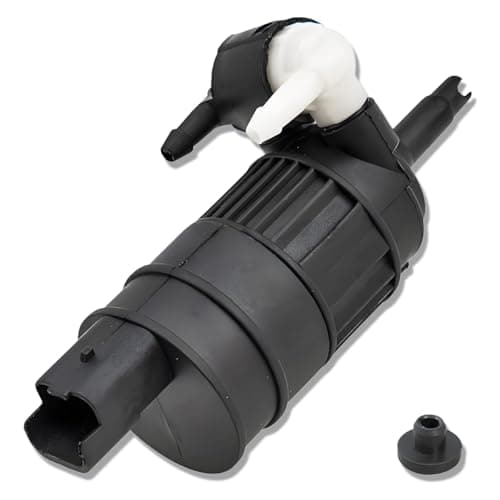 Image of ZAMDOE 7700430702 Twin Outlet Windscreen Washer Pump for Renault Avantime Clio 2 Espace 3 for Nissan Almera 2 Micra 2 Kangoo 1 Windscreen Washer Fluid Pump Hatchback Replace Parts 7700431079