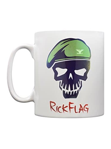 Image of DC Comics Suicide Squad "Rick Flag Skull" Ceramic Mug, Multi-Colour