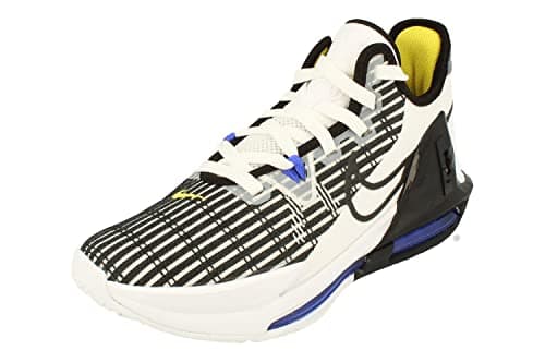 Image of NIKE Lebron Witness VI Mens Basketball Trainers CZ4052 Sneakers Shoes (UK 8 US 9 EU 42.5, White Black Persian Violet 100)