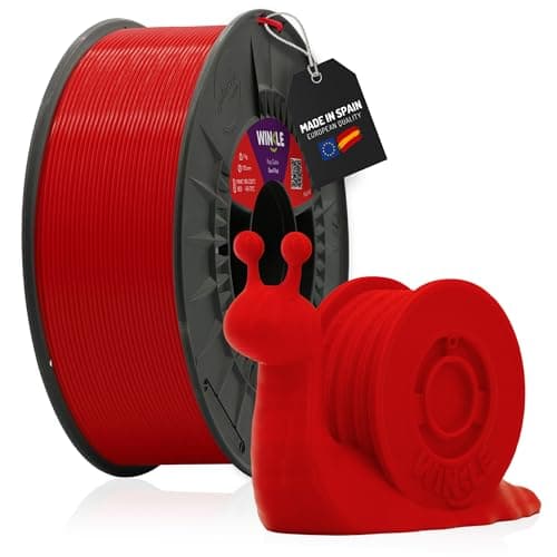 Image of Winkle PLA Filament | PLA 2.85 mm | Printing Filament | 3D Printer | 3D Filament | Devil Red | 1000 g Spool