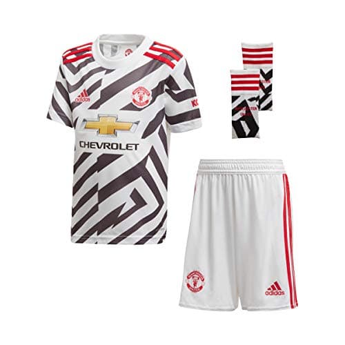 Image of Adidas 20/21 MUFC 3RD Minikit - White/Black, 98