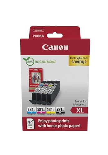 Image of Canon Ink/CLI-581XL BK/C/M/Y PHOTO VALUE