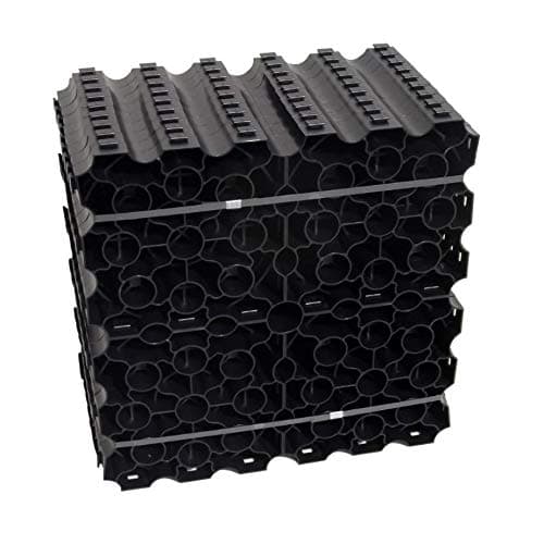 Image of Base Kit for Shed 6ft x 6ft - Plastic Grid System for Shed, Log Cabin, Summerhouse - Garden Shed Base Grid w/Weed Fabric Membrane for Gravel Grids