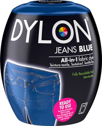 Image of DYLON Washing Machine Fabric Dye Pod for Clothes & Soft Furnishings, 350g – Jeans Blue