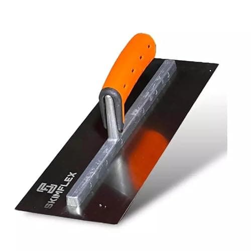 Image of Plastering Finishing Trowel Cement Concrete 13" Skimflex 007 Finishing Soft Grip Plasterers Skim Blade Stainless Steel Skimming Rendering Tools (13" 305mm)