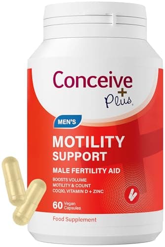 Image of Conceive Plus Men's Motility Support Supplement - Boost Sperm Quality & Count - Male Fertility Supplements for Hormonal Balance, Reproductive Health & Fertility, Ginseng, Zinc, CoQ10-60 Capsules