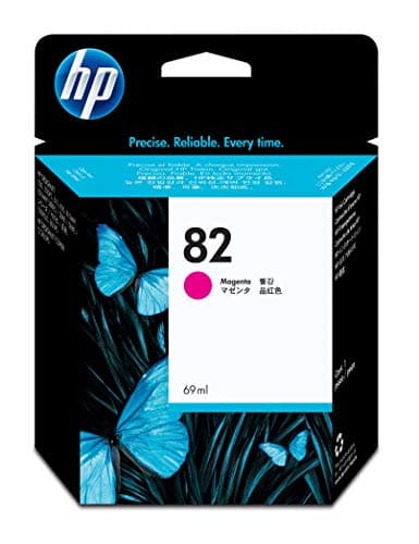 Image of HP 82 Magenta Ink Cartridge, 69 ml, 10-80% RH, -40 to 60 °C, 10-80% RH, 5-40 °C, 125 x 39 x 143 mm, 0.15 kg