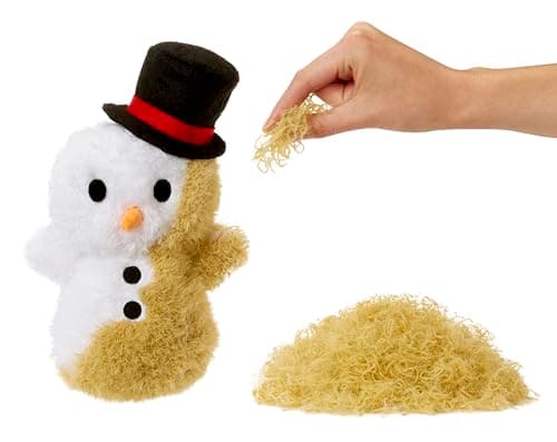 Image of Fluffie Stuffiez Holiday Gingerbread - Small Collectible Feature Plush - Surprise Reveal Unboxing - Huggable ASMR Soft Fluff - Fidget, DIY, Fur Pulling - Suitable for Kids Ages 4+ and Collectors