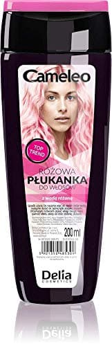 Image of Cameleo - Pink Hair Toner with Rose Water, NO Yellow Shades, Tones, Semi Permanent Hair Dye - Blonde, Grey Hair - Colour & Care - Paraben Free | 200ml