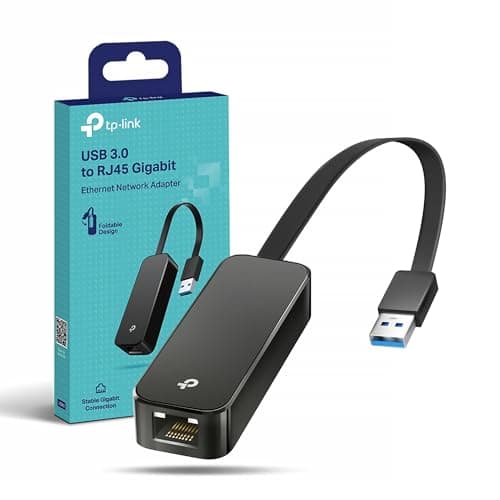 Image of TP-Link UE306 WiFi Adapter, USB 3.0 to RJ45 LAN Gigabit Ethernet Network Adapter, USB to Ethernet Adapter for Gaming, Nintendo Switch, Router, Wins, Linux OS, PC, Plug&Play, Compact&Portable