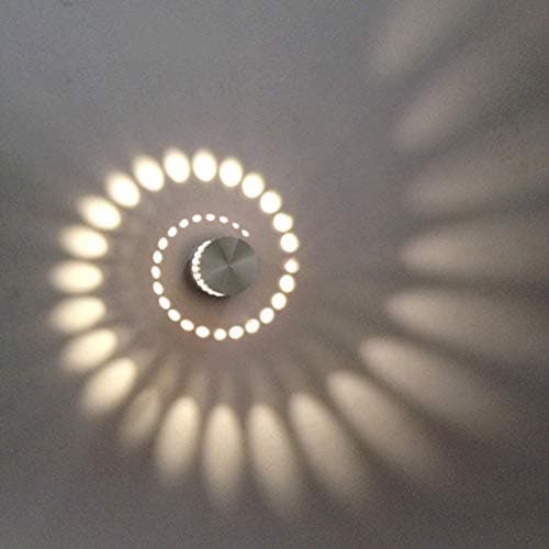 Image of Coocnh 3W LED Wall Light Indoor Aluminum Modern Effect Wall Lamp for Babyroom Living Room Bathroom Bedroom Corridor Wall Lighting Warm White