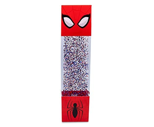 Image of Marvel Spider-Man USB Powered Glitter Motion Lamp LED Light | Nightstand Table Lamp for Bedroom, Desk, Living Room | Home Decor Room Essentials | Comic Book Toys, Gifts and Collectibles | 12 Inches