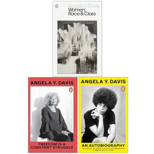 Image of Angela Y Davis Collection 3 Books Set (Women Race & Class, Freedom Is A Constant Struggle & An Autobiography)