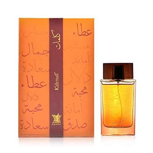 Image of Arabian Oud perfume | Kalemat (100ml 3.4oz) Unisex Fragrance For Him and Frargrance For Her, Luxury Fragrance, Eau de Parfum Spray EDP with Musk, Sandalwood, Amber and Woody Notes.