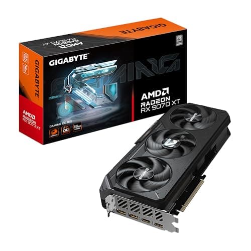 Image of GIGABYTE Radeon RX 9070 XT Gaming OC 16G Graphics Card, PCIe 5.0, 16GB GDDR6, GV-R9070XTGAMING OC-16GD Video Card