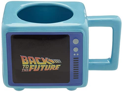 Image of Pyramid Retro TV Heat Change Mug - Back to The Future (Flux Capacitor)