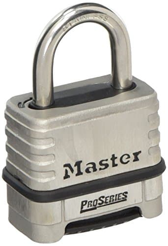Image of Master Lock 1174D Resettable Stainless Steel Combination Padlock