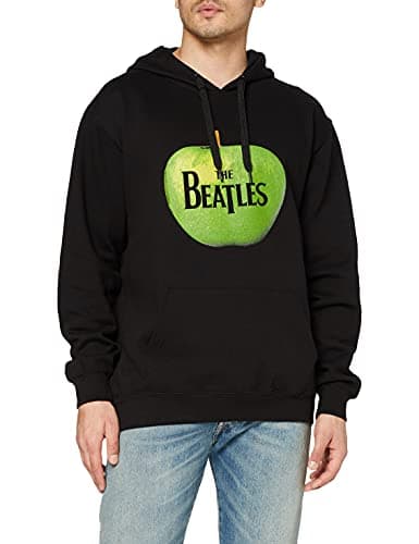 Image of The Beatles Men's Apple Long Sleeve Hoodie, Black, XX-Large