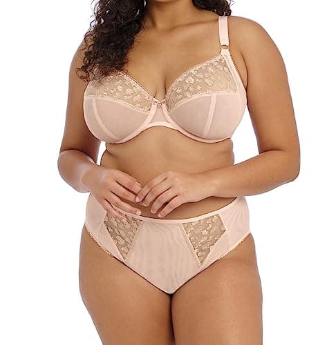 Image of Elomi Namrah Underwired Bandless Plunge Bra (36HH, Pale Blush)