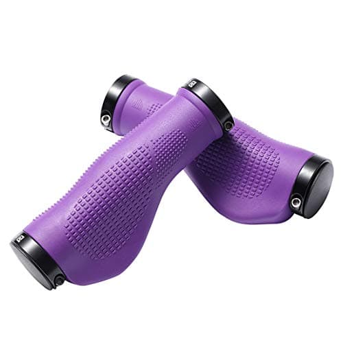 Image of Dymoece Mountain Bike Handlebar Grips,Ergonomic Design Dual Lock-on for Bicycle MTB Cycling
