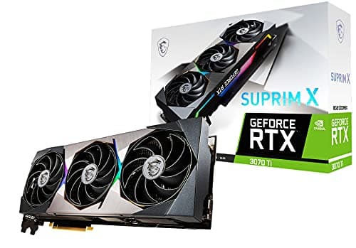 Image of nVidia MSI Gaming GeForce RTX 3070 Ti 8GB GDRR6X 256-Bit HDMI/DP Nvlink Torx Fan 4 RGB Ampere Architecture Graphics Card (RTX 3070 Ti Suprim X 8G)