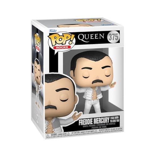 Image of Funko POP! Rocks: Queen - Freddie Mercury - I was born to love you - Collectable Vinyl Figure - Gift Idea - Official Merchandise - Toys For Kids & Adults - Model Figure for Collectors and Display
