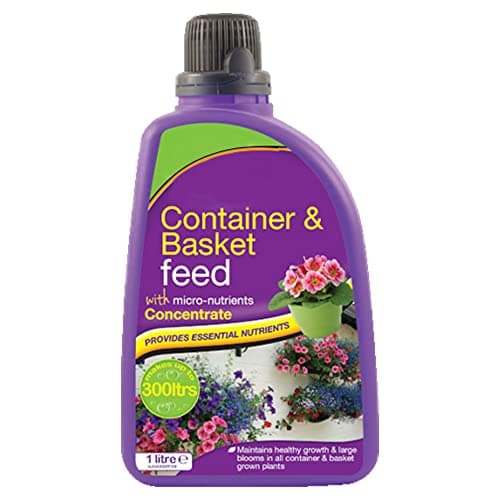 Image of ZOPPER | Container & Basket Flower Plant Feed Food Fertilizer 1 Liter Concentrate Plant Feed Food Fertilizer | Organic & Natural Growth for Plants