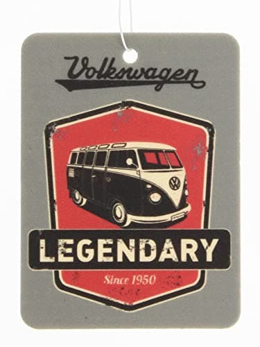 Image of BRISA VW Collection - Volkswagen Air Freshener, Room Freshener, Deodorizer for Cars T1 Bus Motif (Legendary/Cherry/Gray)