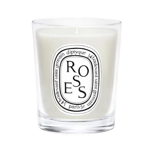 Image of Diptyque 'Roses' Scented Candle 2.4 oz, White