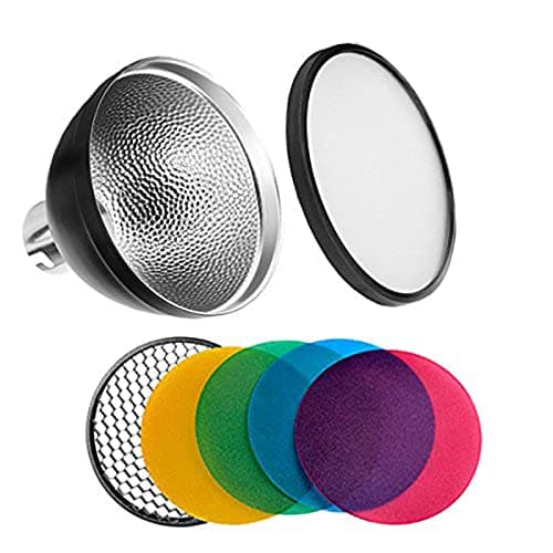 Image of Godox AD-S2 Standard Reflector with Soft Diffuser and ad-s11 Witstro Flash Speedlite Accessories for Godox AD200pro II AD200 AD200PRO AD360 AD360II Flashes