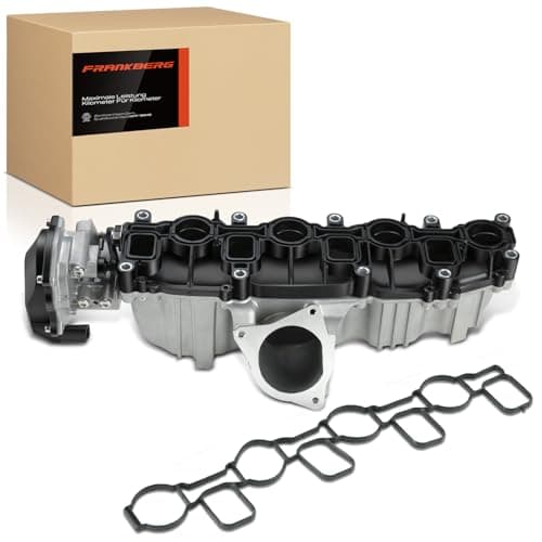 Image of Frankberg Inlet Intake Manifold with Motor Compatible with A3 2.0L 2003-2013 O.c.t.a.v.i.a 1Z5 2.0L 2006-2013 Golf Plus 2.0L 2005-2013 P.a.s.s.a.t 3C5 2.0L 2005-2010 Replace# 03L129711E