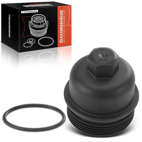 Image of Oil Filter Housing Cap with Sealing Ring - Compatible with 1, 2, 3, 4, 5, 6, 7 Series & X1, X3, X4, X5, X6, M-i-n-i (2006-2021) - 11428507685