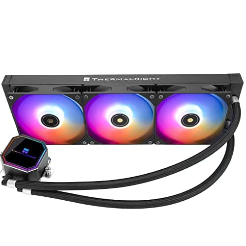 Image of Thermalright Frozen Prism 360 Black ARGB Liquid CPU Water Cooler with 120mm ARGB PWM Fan,360 Black Cold Row Specification, Computer Water Cooler for AM4/AM5,Intel lga1700/1851/1150/1151/1200/2011