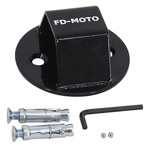 Image of FD-Moto Hardened Steel Ground Wall Anchor Motorbike Lock Heavy Duty Security Chain Locking Point for Motorbike Motorcycle Bike Bicycle