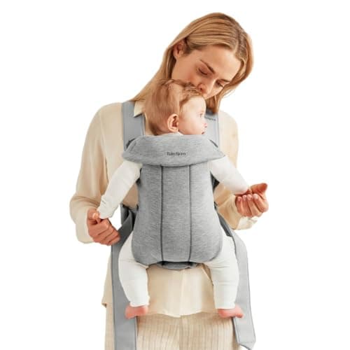 Image of BabyBjörn Baby Carrier Mini, 3D Jersey, Light grey