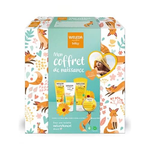 Image of WELEDA - Birth Gift Set - Gentle Baby Care - Daily Care - Cleans & Protects - Natural - 200ml + 75ml + 50ml + 25g