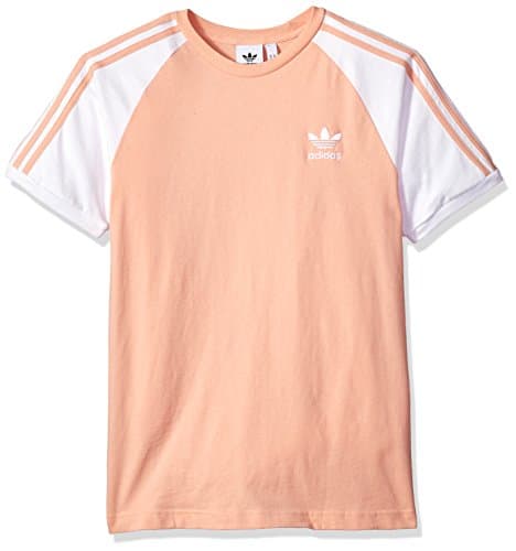 Image of adidas Men's Originals 3 Stripes Tee, Dust Pink, 2XL
