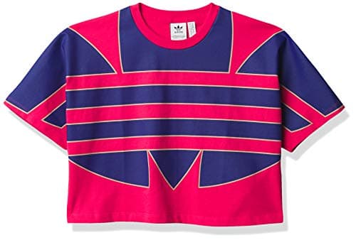 Image of Adidas Originals Women's Big Trefoil T-Shirt, Power Pink, L