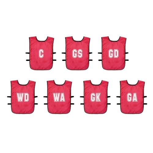 Image of Precision (Pack of 7) Mesh Netball Training Bibs (Infants, Kids)