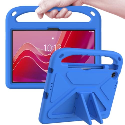 Image of ATOOZ for Lenovo Tab 10.1 2025 Case, Kids Cover With Shockproof Handle Stand for Lenovo Tab 10.1inch (TB311XU / TB311FU) Tablet (Blue)