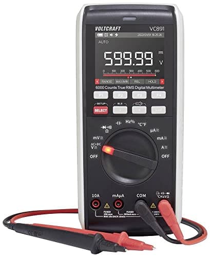Image of VOLTCRAFT Digital Hand-Multimeter Datenlogger CAT III 1000V, CAT IV 600V, VC891, Model: VC-12884330, Battery Powered, Multimeter