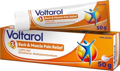 Image of Voltarol Back & Muscle Pain Relief 1.16% Gel, for Joint Pain Relief, suitable for Knee Pain & Neck Pain, 50g