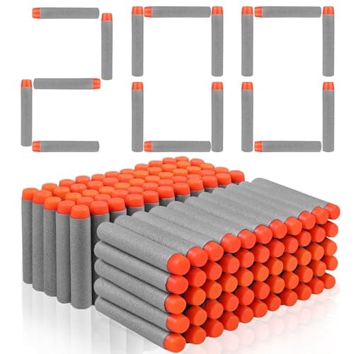 Image of VCOSTORE Refill Darts Foam Bullets for N-Strike Elite, Nerf Gun for Boys Replacement Foam Darts 100 200 400 Pack