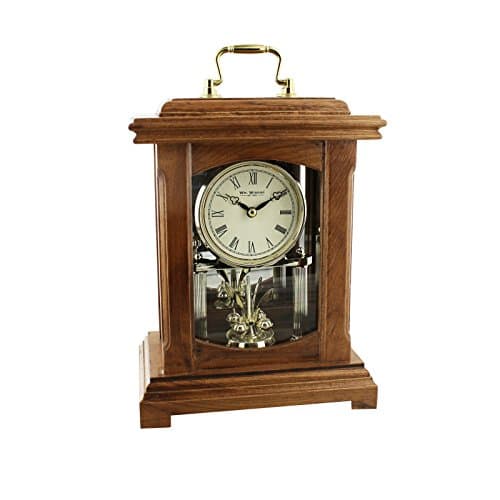 Image of Classic Wooden Anniversary Lantern Style Clock with handle