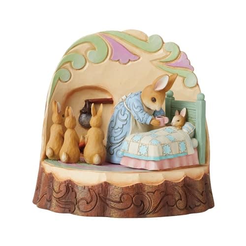 Image of Enesco Jim Shore Peter Rabbit W/mrs Rabbit Cbh Figurine