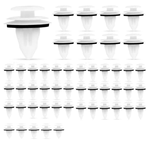 Image of WDJRUIRUI 50 Pcs Door Panel Clips for Ford Tourneo Connect 3 (III) I 2022-2024, Pure Nylon Fasteners Reinforced Interior Trim Rivets Heavy Duty Body Clips with Washers
