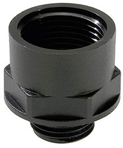 Image of wiska 10064760 ATEX EX-APM 16/25 Kabelverschraubung adaptor PG16 M25 Polyamid black (RAL 9005) 1St